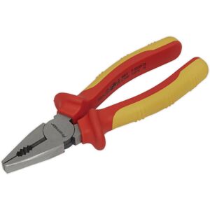 Loops 175mm Combination Pliers - Serrated Jaws - Hardened Cutting Edges - VDE Approved Loops 175mm Combination Pliers - Serrated Jaws - Hardened Cutting Edges - VDE Approved