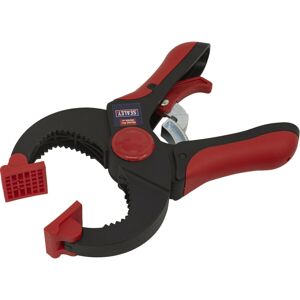Loops 45mm Quick Ratchet Clamp - Easy Release Trigger - 45mm Jaw - Free-moving Pads Loops 45mm Quick Ratchet Clamp - Easy Release Trigger - 45mm Jaw - Free-moving Pads