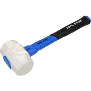 Loops 16oz Rubber Mallet with Fibreglass Shaft - Non-Marking Head - Textured Grip Loops 16oz Rubber Mallet with Fibreglass Shaft - Non-Marking Head - Textured Grip