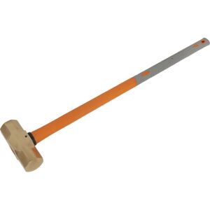Loops 11lb Sledge Hammer - Non-Sparking - Fibre Glass Shaft - Shock Absorbing Grip Loops 11lb Sledge Hammer - Non-Sparking - Fibre Glass Shaft - Shock Absorbing Grip
