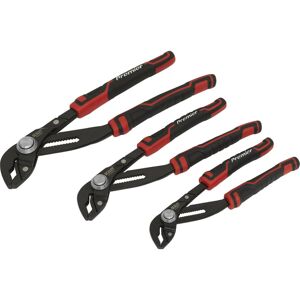 Loops 3 Piece Water Pump Pliers Set - 200mm 250mm 300mm Pliers - Quick Release Loops 3 Piece Water Pump Pliers Set - 200mm 250mm 300mm Pliers - Quick Release