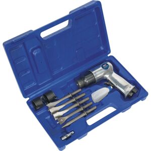 Loops Medium Stroke Air Hammer & Chisel Kit - 1/4" BSP - 32mm Stroke - Storage Case Loops Medium Stroke Air Hammer & Chisel Kit - 1/4" BSP - 32mm Stroke - Storage Case