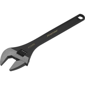 Loops 450mm Adjustable Drop Forged Steel Wrench - 50mm Offset Jaws Metric Calibration Loops 450mm Adjustable Drop Forged Steel Wrench - 50mm Offset Jaws Metric Calibration