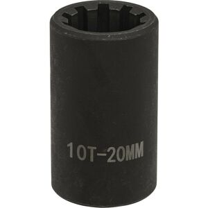 Loops 20mm Brake Caliper Socket - 1/2" Sq Drive - 10-Point Profile - for VAG Vehicles Loops 20mm Brake Caliper Socket - 1/2" Sq Drive - 10-Point Profile - for VAG Vehicles