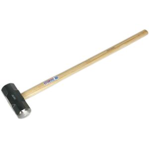 Loops 14lb Hardened Sledge Hammer - Hickory Wooden Shaft - Drop Forged Carbon Steel Loops 14lb Hardened Sledge Hammer - Hickory Wooden Shaft - Drop Forged Carbon Steel