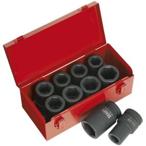 Loops 10 Piece PREMIUM Impact Socket Set - 1" Sq Drive - Deep Sockets - High Torque Loops 10 Piece PREMIUM Impact Socket Set - 1" Sq Drive - Deep Sockets - High Torque