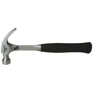 Loops 20oz Solid Forged Claw Hammer Shock Absorber Rubber Handle DIY Tool Loops 20oz Solid Forged Claw Hammer Shock Absorber Rubber Handle DIY Tool