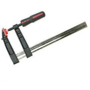 Loops 300mm x 80mm Heavy Duty F Clamp Cast Iron Jaws Woodwork / Metal Hand Grip Tool Loops 300mm x 80mm Heavy Duty F Clamp Cast Iron Jaws Woodwork / Metal Hand Grip Tool