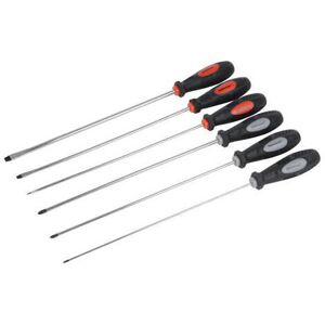 Loops 6 Piece 325mm Extra Long Screwdriver Set Phillips Slotted 5.5mm 6.5mm 8.0mm Loops 6 Piece 325mm Extra Long Screwdriver Set Phillips Slotted 5.5mm 6.5mm 8.0mm