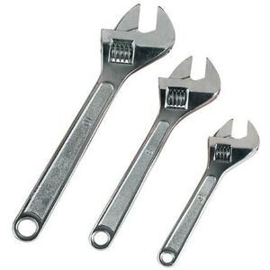 Loops 3 Piece 150mm 200mm 250mm Adjustable Spanner Wrench Set 22mm 25mm 32mm Jaws Loops 3 Piece 150mm 200mm 250mm Adjustable Spanner Wrench Set 22mm 25mm 32mm Jaws