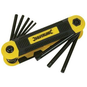 Loops 8 Piece Key Tool T9 T40 Expert Metric TRX Chrome Vanadium Set Folding Allan Hex Loops 8 Piece Key Tool T9 T40 Expert Metric TRX Chrome Vanadium Set Folding Allan Hex