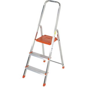 Loops - 0.6m Platform Ladder - Aluminium - 3 Tread - Ladder Loops - 0.6m Platform Ladder - Aluminium - 3 Tread - Ladder