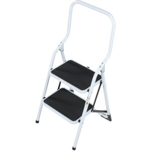 Loops 0.5m Folding Step Ladder Safety Stool 2 Tread Compact Anti Slip Rubber Steps - Step Ladder Loops 0.5m Folding Step Ladder Safety Stool 2 Tread Compact Anti Slip Rubber Steps - Step Ladder