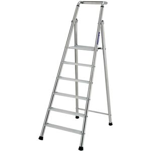 Loops 1.4m MAX STABILITY Platform Step Ladders 6 Tread Anti Slip Aluminium DIY Steps Loops 1.4m MAX STABILITY Platform Step Ladders 6 Tread Anti Slip Aluminium DIY Steps