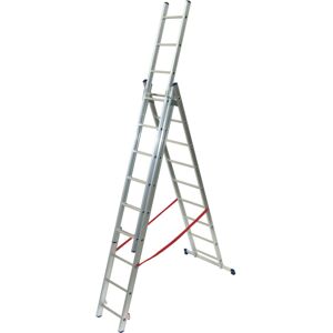 Loops 27 Rung Lightweight Combination Ladder Triple Extension / Step & Staircase Stair Loops 27 Rung Lightweight Combination Ladder Triple Extension / Step & Staircase Stair