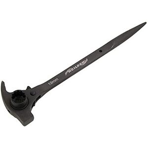 Neilsen 4 in 1 Scaffolding Steel Erect Spanner 19 x 22 mm pry bar Claw Hammer podger end Neilsen 4 in 1 Scaffolding Steel Erect Spanner 19 x 22 mm pry bar Claw Hammer podger end