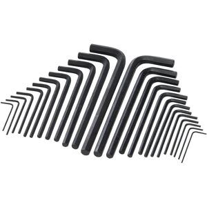 Silverline HK25L Hex Key Long Series Metric and AF - Set of 25 Silverline HK25L Hex Key Long Series Metric and AF - Set of 25