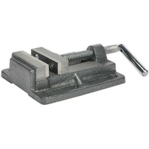 Loops 75mm Cast Steel Drill Vice - 75mm Jaw Opening - Replaceable Steel Jaws Loops 75mm Cast Steel Drill Vice - 75mm Jaw Opening - Replaceable Steel Jaws