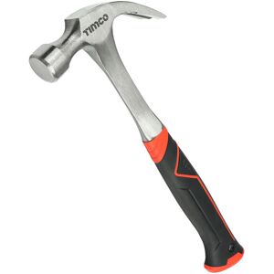 TIMCO One Piece Claw Hammer, Curved Single Piece High Strength Anti-Shock Smooth TIMCO One Piece Claw Hammer, Curved Single Piece High Strength Anti-Shock Smooth