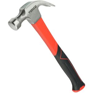 TIMCO Fibreglass Claw Hammer, Curved Single Piece High Strength Anti-Shock Smoot TIMCO Fibreglass Claw Hammer, Curved Single Piece High Strength Anti-Shock Smoot