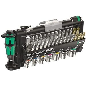 Wera Tool-Check Plus Mini Bit Ratchet, Socket, Screwdriver & Bit Set, 39pc, 0505 Wera Tool-Check Plus Mini Bit Ratchet, Socket, Screwdriver & Bit Set, 39pc, 0505