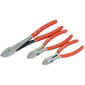 3 Pieces Side Cutter Set Snips Pliers Wires Diagonal (Genuine Neilsen CT1611) 3 Pieces Side Cutter Set Snips Pliers Wires Diagonal (Genuine Neilsen CT1611)
