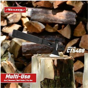 Neilsen 4in1 Multi Use Axe/Hammer/Nail Puller/Pry Bar/Crowbar/Log Chopper/Slice&Cut Wood Neilsen 4in1 Multi Use Axe/Hammer/Nail Puller/Pry Bar/Crowbar/Log Chopper/Slice&Cut Wood