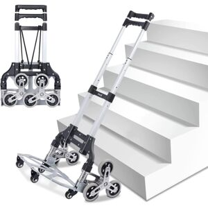 Unbranded Folding Hand Truck Aluminium Stair Climbing Cart for Travel Shopping Unbranded Folding Hand Truck Aluminium Stair Climbing Cart for Travel Shopping