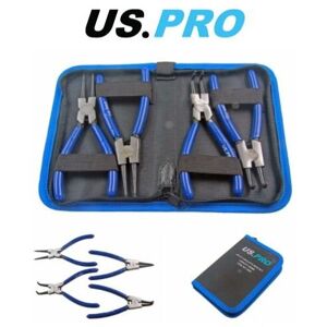 US PRO 4-Piece 6in Circlip/Snap Ring Pliers Set (Internal/External, Bent/Straigh US PRO 4-Piece 6in Circlip/Snap Ring Pliers Set (Internal/External, Bent/Straigh