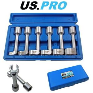 US PRO Tools 6 Piece 1/2" Drive Diesel Injector Line Socket Set 12 - 19mm 5591 US PRO Tools 6 Piece 1/2" Drive Diesel Injector Line Socket Set 12 - 19mm 5591