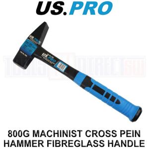 US PRO Tools 800G Machinist Cross Pein Hammer With Fibreglass Handle 4526 US PRO Tools 800G Machinist Cross Pein Hammer With Fibreglass Handle 4526