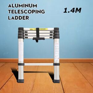 Unbranded 1.4M Telescopic Ladder Step Ladder Aluminium Light Weight Non Slip Unbranded 1.4M Telescopic Ladder Step Ladder Aluminium Light Weight Non Slip