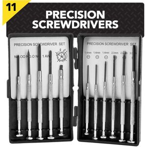 SOL 11 Pcs Mini Precision Screwdriver Set Tool Jewellers Glasses Repair SOL 11 Pcs Mini Precision Screwdriver Set Tool Jewellers Glasses Repair