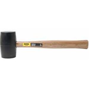Stanley Tools 16 oz 13.5 in. OAL Rubber Mallet Stanley Tools 16 oz 13.5 in. OAL Rubber Mallet