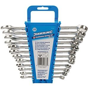 Silverline Combination Metric Spanner Set 12 Pieces 8-19mm (SP1236) Silverline Combination Metric Spanner Set 12 Pieces 8-19mm (SP1236)