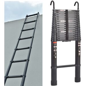 Unbranded 6.2M/20.3FT Telescopic Ladder with Hook Aluminum Ladder Heavy Duty Extendable La Unbranded 6.2M/20.3FT Telescopic Ladder with Hook Aluminum Ladder Heavy Duty Extendable La