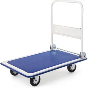 Costway Folding Platform Truck Metal Push Dolly Cart Heavy-Duty Hand Truck Costway Folding Platform Truck Metal Push Dolly Cart Heavy-Duty Hand Truck