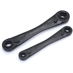 Crescent X6 Ratcheting Metric Wrench Set, Black, 4 in 1 Crescent X6 Ratcheting Metric Wrench Set, Black, 4 in 1