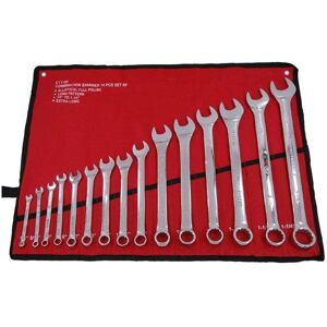 Neilsen 15PC COMBINATION IMPERIAL AF SPANNER SET 1/4 To 1-1/ 4 Open Ended Tool CT1182 Neilsen 15PC COMBINATION IMPERIAL AF SPANNER SET 1/4 To 1-1/ 4 Open Ended Tool CT1182