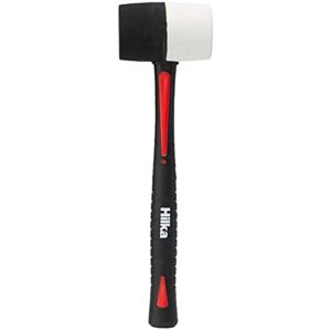 Hilka 62303016 16 oz Double Faced Rubber Mallet Whiteblack Hilka 62303016 16 oz Double Faced Rubber Mallet Whiteblack