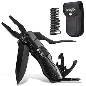 Bibury 5 in 1 Multitools, Foldable Pliers Multitool Stainless Steel Multi Tool, Multi-P Bibury 5 in 1 Multitools, Foldable Pliers Multitool Stainless Steel Multi Tool, Multi-P