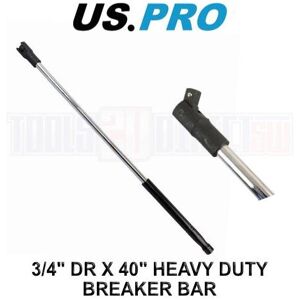 US PRO Tools 3/4" DR X 40" Heavy Duty Breaker Bar, Knuckle, Power Bar 4167 US PRO Tools 3/4" DR X 40" Heavy Duty Breaker Bar, Knuckle, Power Bar 4167
