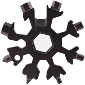 GreenZech (Black) 18In1 Snowflake Wrench Tool Outdoor Multitool Spanner Hex Wrench Hiking GreenZech (Black) 18In1 Snowflake Wrench Tool Outdoor Multitool Spanner Hex Wrench Hiking