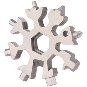 GreenZech (Silver) 18In1 Snowflake Wrench Tool Outdoor Multitool Spanner Hex Wrench Hiking GreenZech (Silver) 18In1 Snowflake Wrench Tool Outdoor Multitool Spanner Hex Wrench Hiking