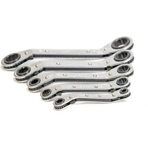 Rolson 5pc Offset Ratchet Ring Spanner Set 46911 Rolson 5pc Offset Ratchet Ring Spanner Set 46911
