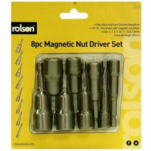 Rolson 8PC Magnetic Nut Driver Set 30412 Rolson 8PC Magnetic Nut Driver Set 30412