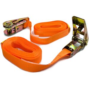 Rolson Twin Pack 5m x 25mm wide Endless Ratchet Straps - Polyester webbing highl Rolson Twin Pack 5m x 25mm wide Endless Ratchet Straps - Polyester webbing highl