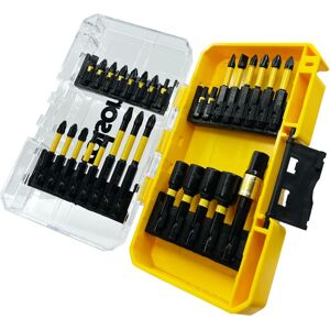 Rolson Impact driver set 29 pieces: Various driver fitting and sizes inc nut spi Rolson Impact driver set 29 pieces: Various driver fitting and sizes inc nut spi