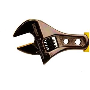 Rolson 200mm (8") Black Nickel Adjustable Wrench 19021: Rubber Grip Handle Rolson 200mm (8") Black Nickel Adjustable Wrench 19021: Rubber Grip Handle