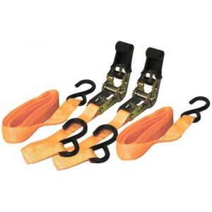 Rolson 2pc 25mm Ratchet Tie Down 4.5mtr On Rack 44202 Rolson 2pc 25mm Ratchet Tie Down 4.5mtr On Rack 44202